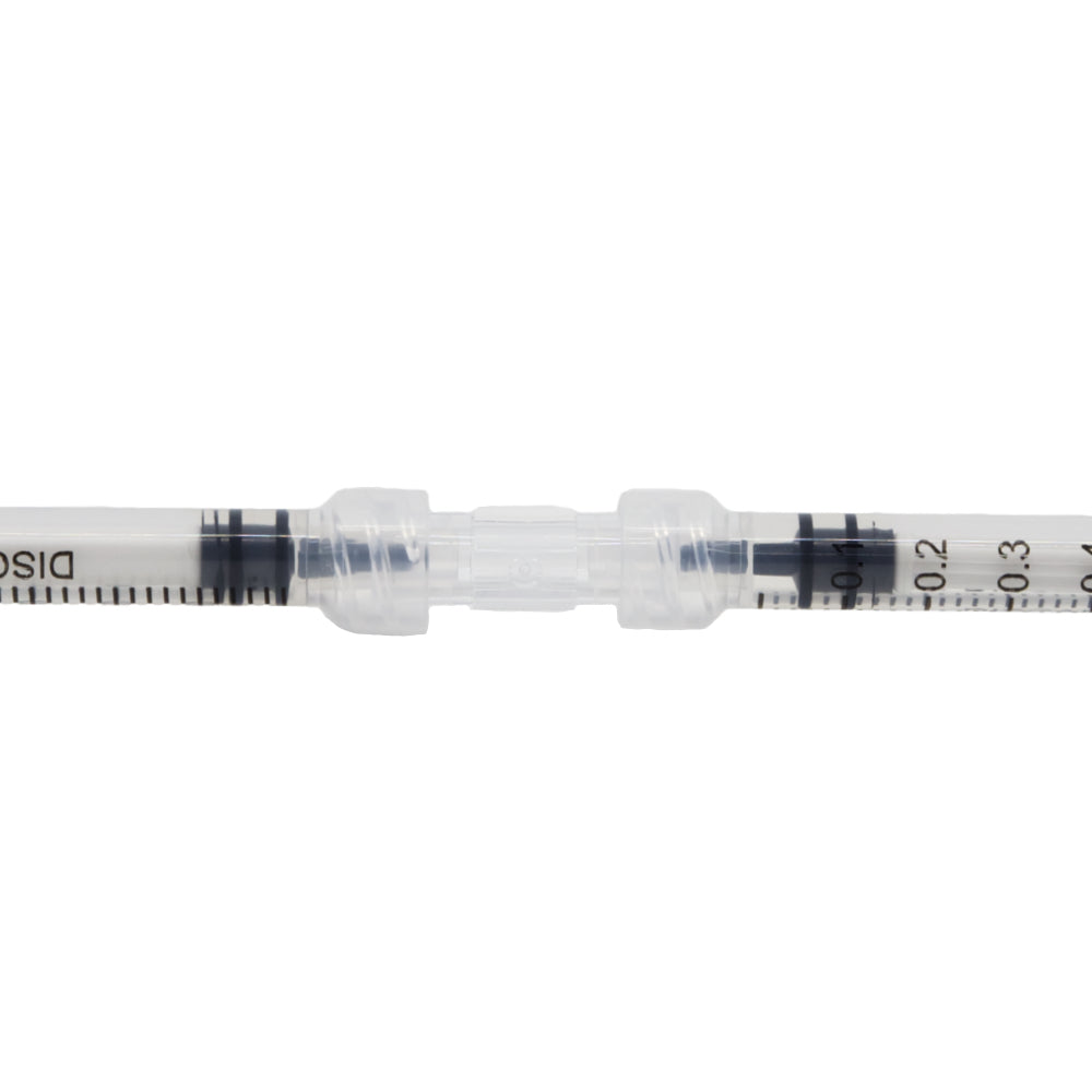 Luer Lock to Luer Lock Connectors (Wide Bore for Fat Transfer & Viscous Fluids)