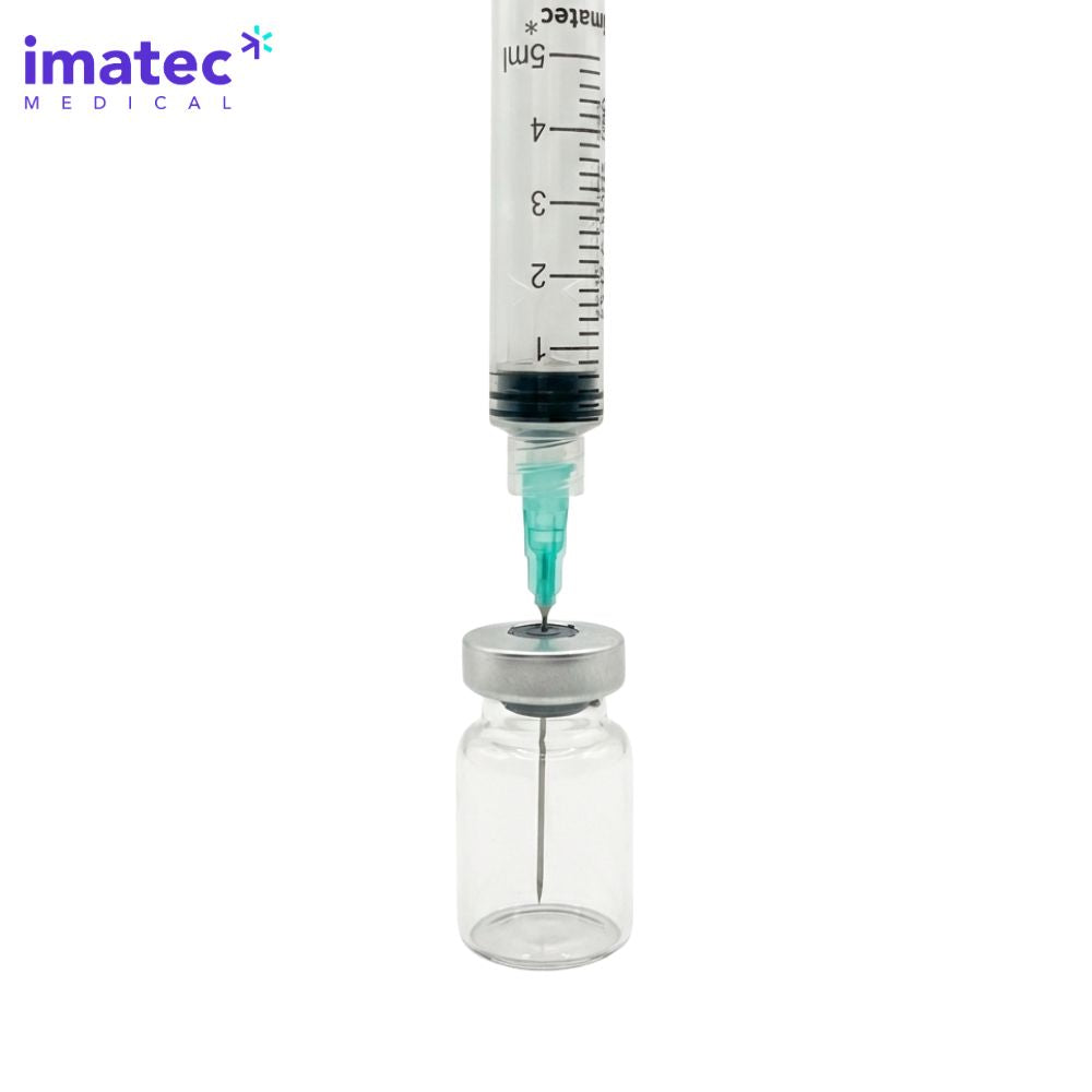 5ml Clear Glass Vials with Crimped Caps (Sterile)