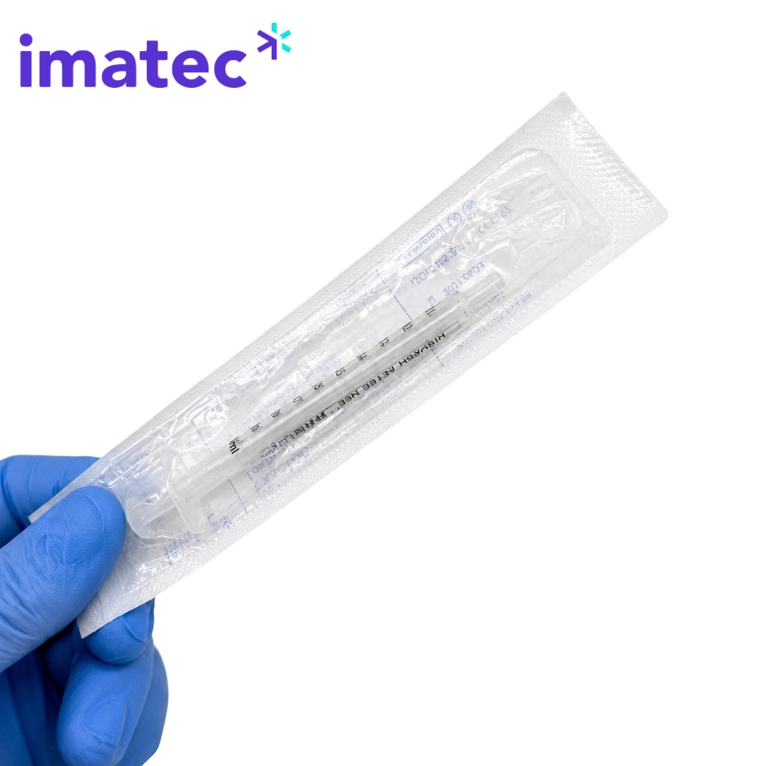 Exactec 1ml Two Part Low Dead Space Luer Slip Syringes (box of 100)