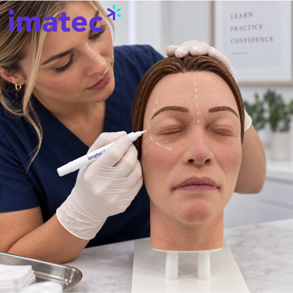 Facial Injection Training Head by Imatec Medical