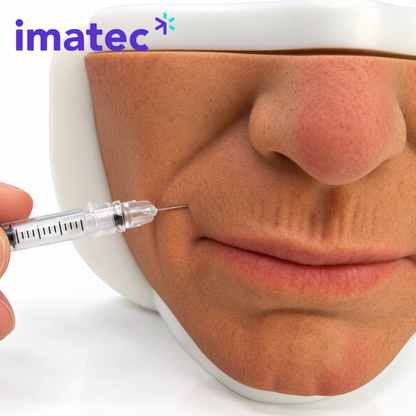 Upper & Lower Face Silicone Injection Training Models by Imatec Medical