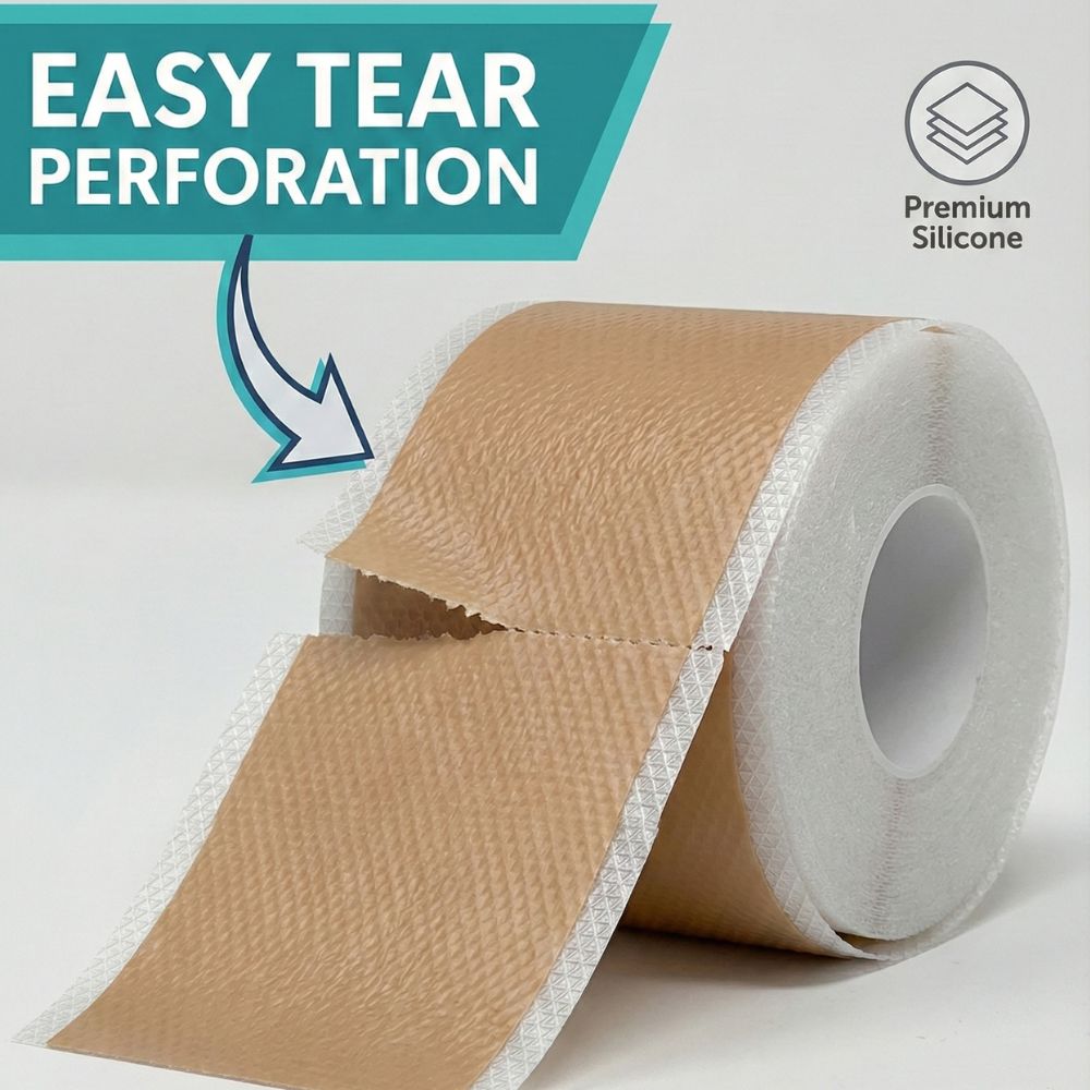 Silicone Scar Tape (4cm x 1.5m) Natural Beige by Imatec Medical