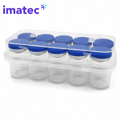 5ml Clear Glass Vials with Crimped Caps (Sterile)