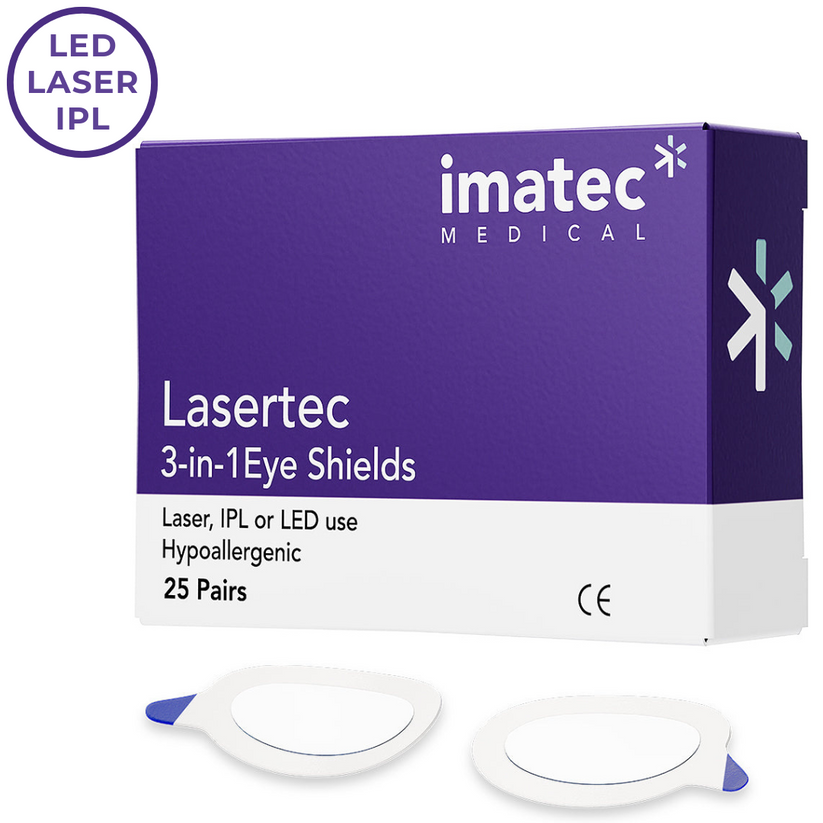 Lasertec Disposable Eye Shields (Laser, LED & IPL) - Boxes of 25 (Pair ...