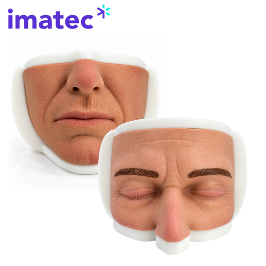 Upper & Lower Face Silicone Injection Training Models by Imatec Medical